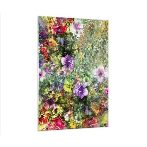 Glass Print 80x120cm Wall Art Picture flower summer nature Large Image Artwork