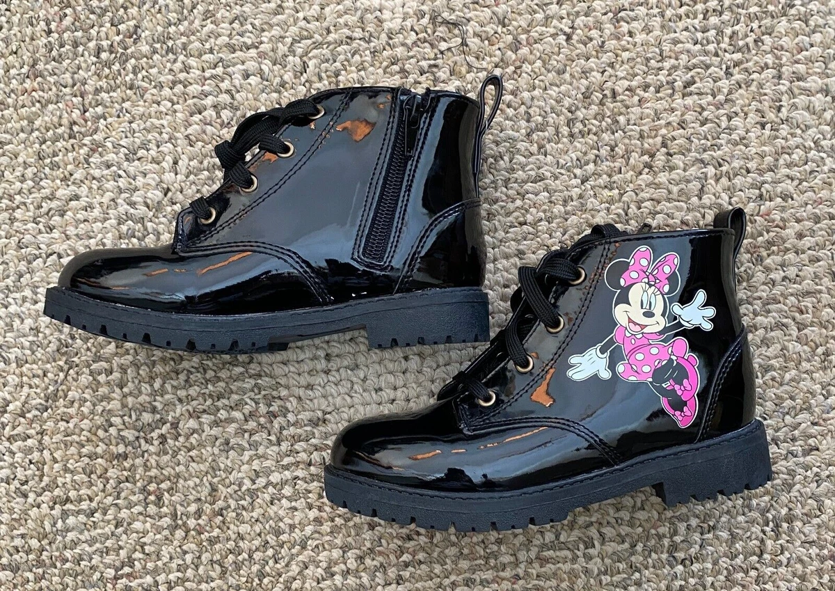 Minnie mouse black clearance boots
