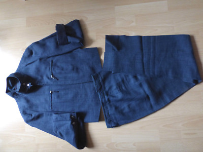 Betty Barclay toller Hosenanzug Gr. 38 mit Leinen in Blau