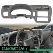Dash Trim Bezel Single Double Din Fit For 98-04 Blazer Jimmy Sonoma S10 Bravada