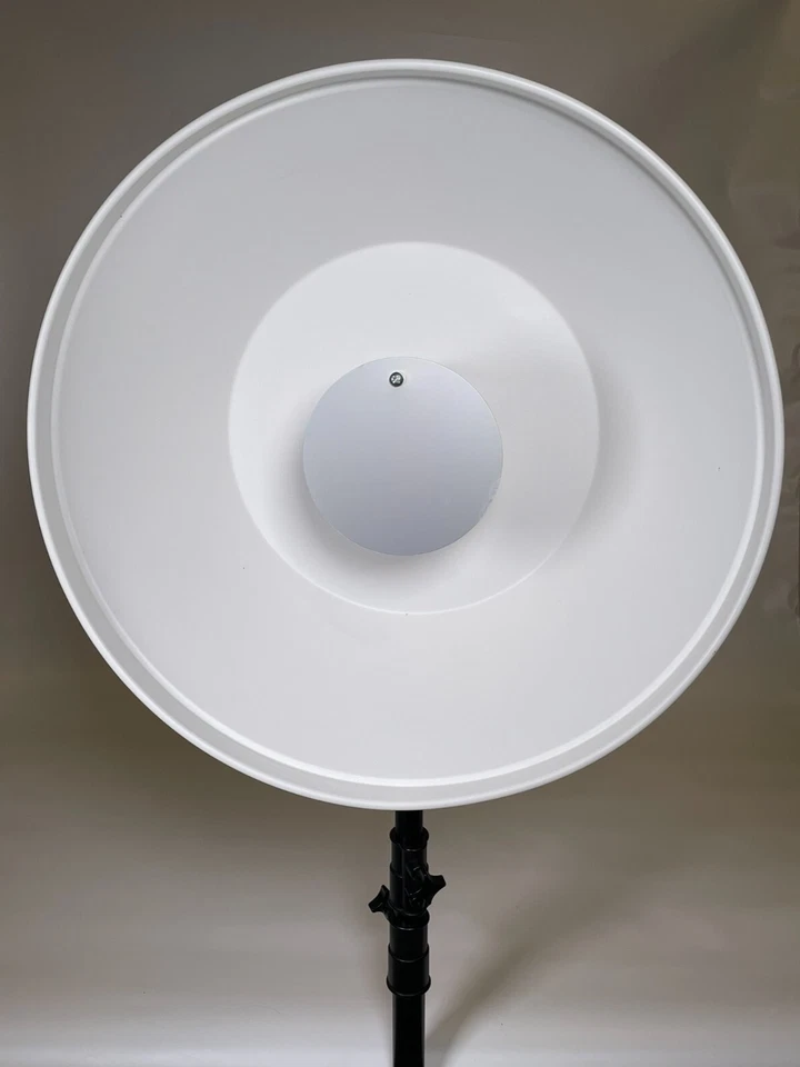 22" White High Output Beauty Dish Adapted for Paul C. Buff AlienBees - Image 4 of 4