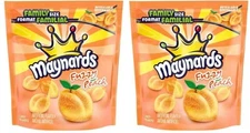 Maynards Fuzzy Peach Gummy Candy, Family Size, 814g (2 Pack)