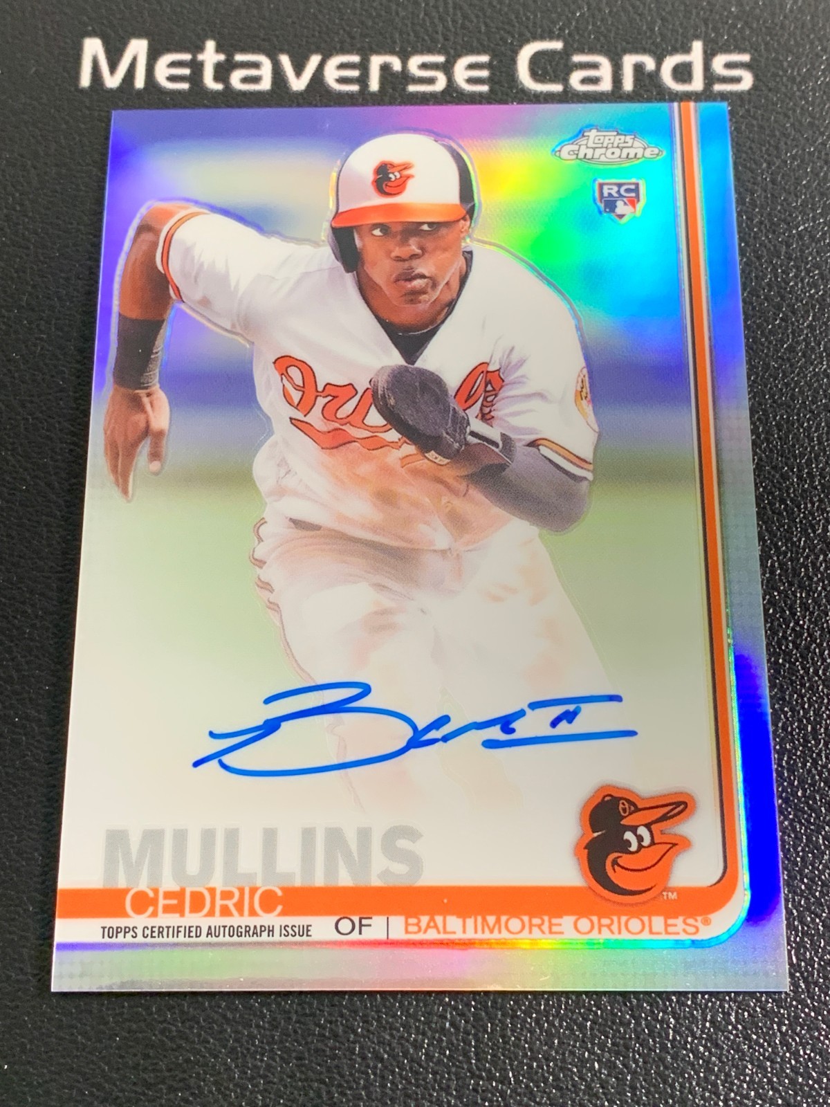 2019 Topps Chrome Autograph Mullins Cedric Auto RC Rookie Refractor /499