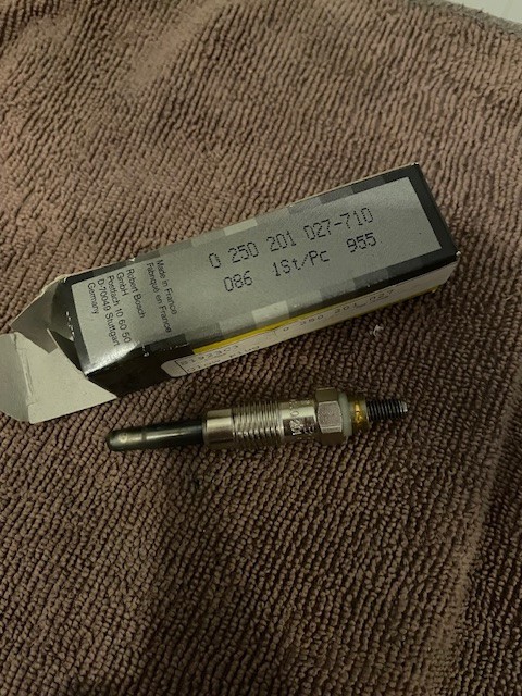  12 23 1 288 245 Bosch BMW Glow plug