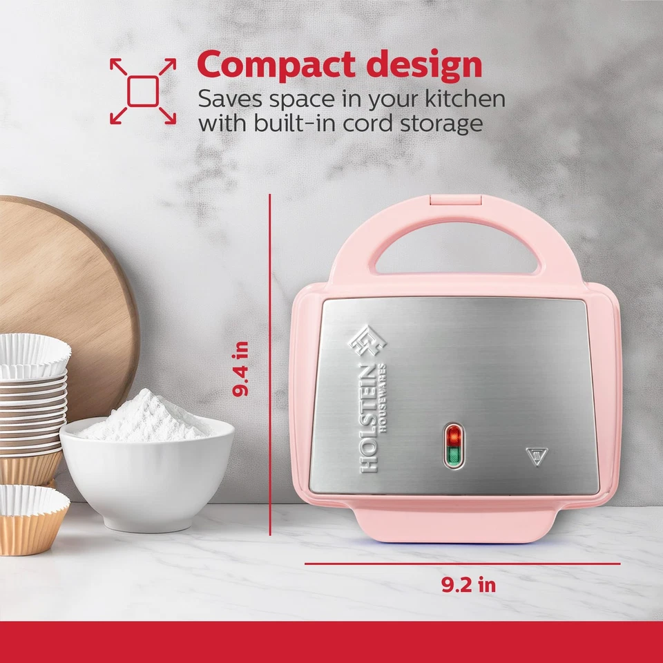 非粘 6 件电动蛋糕机-烘烤 6 杯蛋糕、松饼... — 第 3/4 张图片