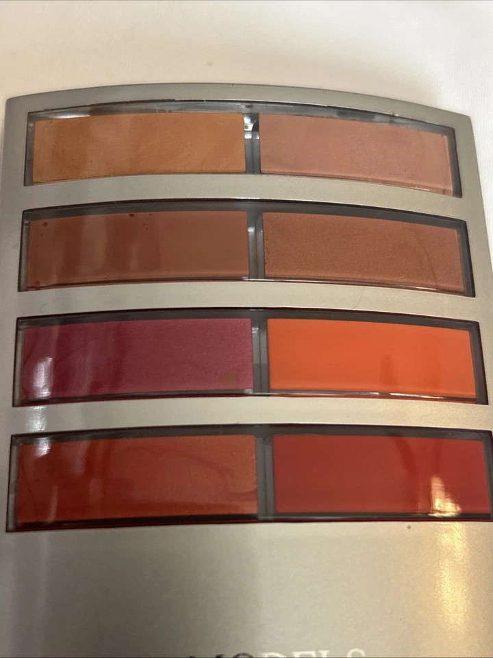 Models Prefer palette w/ 2 Blush 6Eyeshadow 8 cream lipsticks #2 nede-red shades - Image 3 of 4