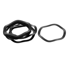 50mm Inner Dia 60mm Outer Dia 0.5mm Thickness Compression Type Wave Washer 10pcs