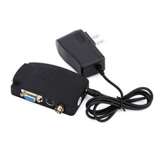 Composite TV BNC S Video-VGA Video Converter Adapter For DVR