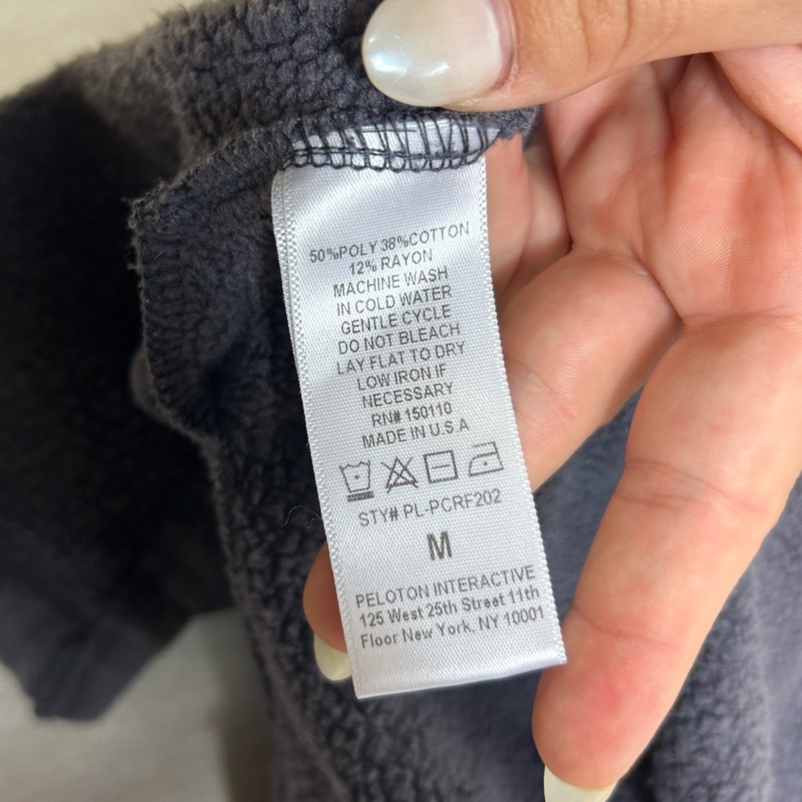 PELOTON Gray Comfy Turtle Neck Pullover Sweatshir… - image 6