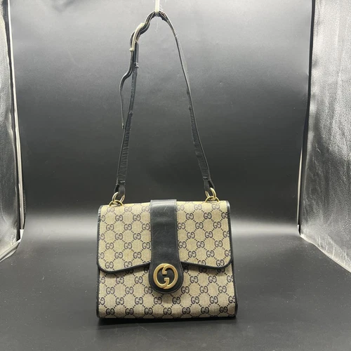 Ancien sac à bandoulière Gucci imbriqué #QO862Y