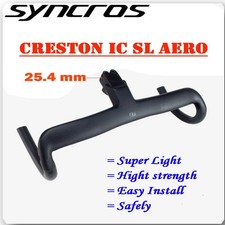 Syncros Carbon Creston IC SL AERO Manubrio Bici da Strada Cavi Integrati Di2