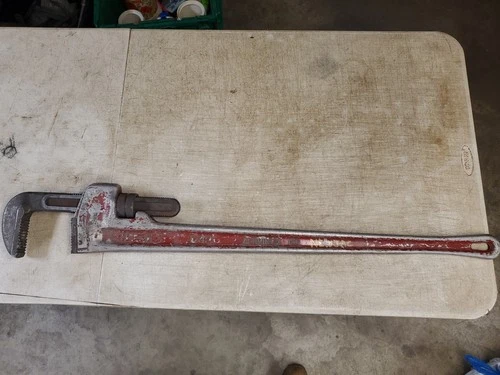 Ridgid Model 848 Aluminum HD Pipe Wrench 48" inch Heavy Duty Tool USA (D00)