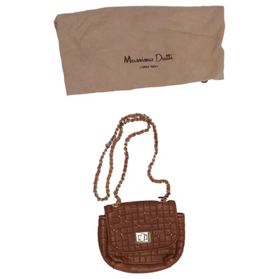 Massimo Dutti, Umhängetasche, Damen, Baumwolle, Braun, Karo, 18, 7, 16 cm #acV - Bild 1 von 4