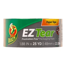 Duck Brand EZ Tear Paper Tape: 1.88 in. x 75 ft. (Tan)