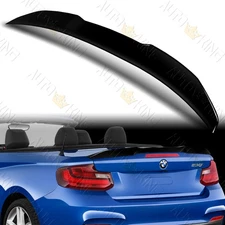 FIT 15-21 BMW 220i 230i M240i F23 CONVERTIBLE W-POWER PEARL BLACK TRUNK SPOILER