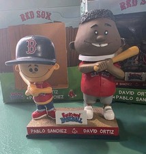 Pablo & Ortiz Backyard Baseball 2026 Boston Red Sox Bobblehead In Hand SGA 09-01