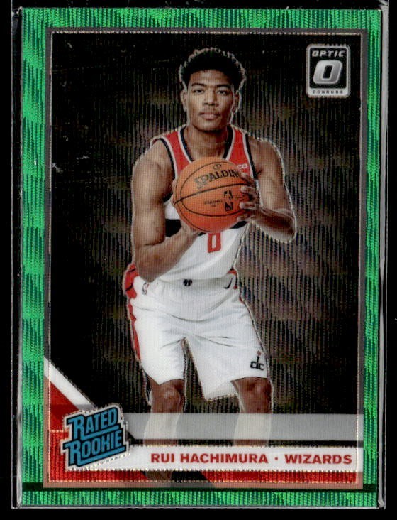 L77,332 - 2019-20 Donruss Optic Green Wave #188 Rui Hachimura RR