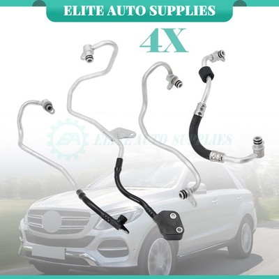 4PCS For 2011-18 Mercedes CLS550 GL550 E550 S550 GL450 Turbo Coolant Hose Line
