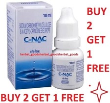 Buy 2 Get 1 C-NAC Eye Drops Cure Cataract Carnosine NAC Glaucoma BrightC Clarity
