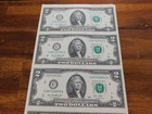 UNCUT SHEET OF (4) U.S. $2 TWO DOLLAR BILLS UNCIRCULATED MINT GEM MONEY CASH NEW — photo 2