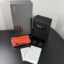 Sig Sauer ZULU6 NO Binoculars CASE, Caps, Strap & Box ONLY *READ DESCRIPTION*