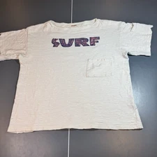 Kapital Surf T Shirt Size 3 Large White Japan Kountry Pocket 