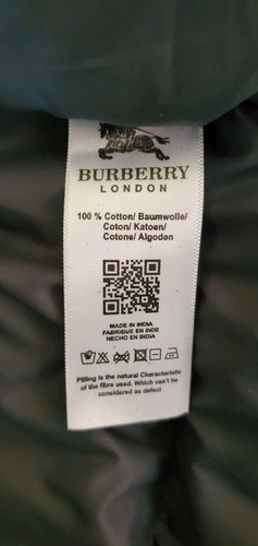 Burberry London Brit Puffer Jacket Womens Sz L Detachable Hood Zip Up/Snap - Bild 7 von 8