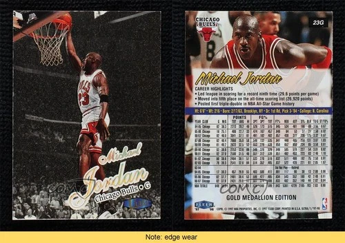 1997-98 Fleer Ultra Gold Medallion Michael Jordan #23G HOF
