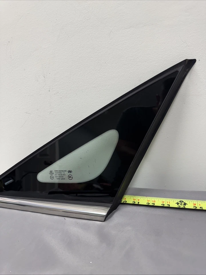 2011-2015 Hyundai Sonata Rear Quarter Window Glass Passenger Right RH OEM - Image 2 of 4