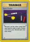 Pokémon TCG - Item Finder - 74/102 - Shadowless Rare - Base Set [Heavily Played]
