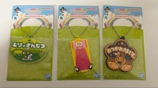 Ichiban Kuji Tamagotchi Puchi Puchi Omisecchi Rubber Charm 3P Set