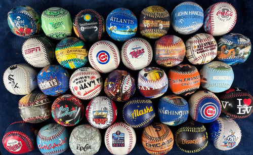 Souvenir Collectible Graphic Baseballs Travel/Team Logo/Attractions - You Pick