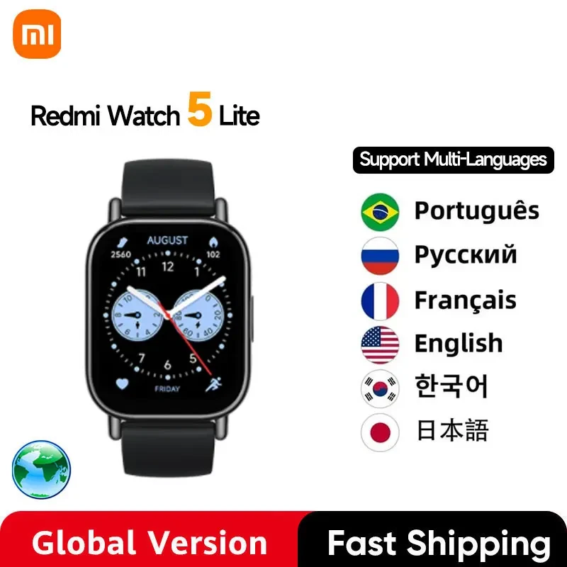 Global Xiaomi Redmi Watch 5 Lite 1.96 AMOLED 18 Días Batería Bluetooth Llamada 5ATM Foto 2 de 4