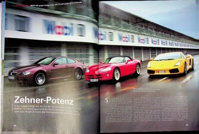 Sport Auto 07/2005 Lamborghini Gallardo mit 500PS besser als...?