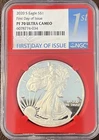 2020 S American Silver Eagle $1 First Day of Issue PF70 Ultra Cameo NGC