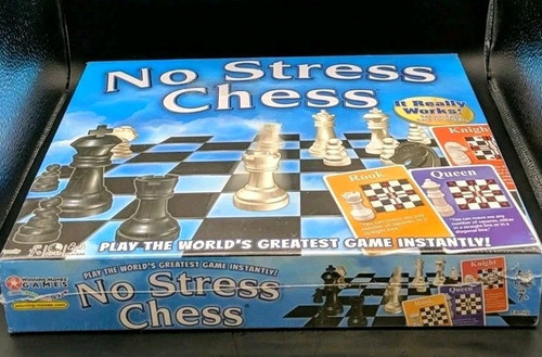 NIB/SEALED No Stress Chess by Winning Moves Games Inc 2019 - FUN GAME FOR 7+
