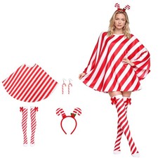 Women Poncho New Year Robe Stage Performance Nightgown Adult Dress Home Wear