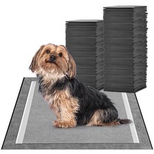 MIZOK Puppy Pads for Dogs 23X24in Pet Pads, Charcoal Odor Eliminating Wee Wee...