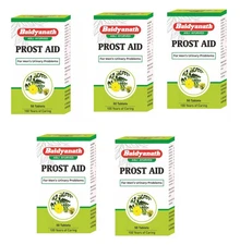 5 x Baidyanath Prostaid Tablets (250 Tabs Total) | Herbal Support for Prostate