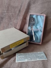 Vintage Community The Finest Silverplate Child Set in Original Sealed Box 1950's