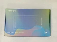 XP-Pen Artist 13 2nd Pen Display Computer Graphics Tablet Screen Used