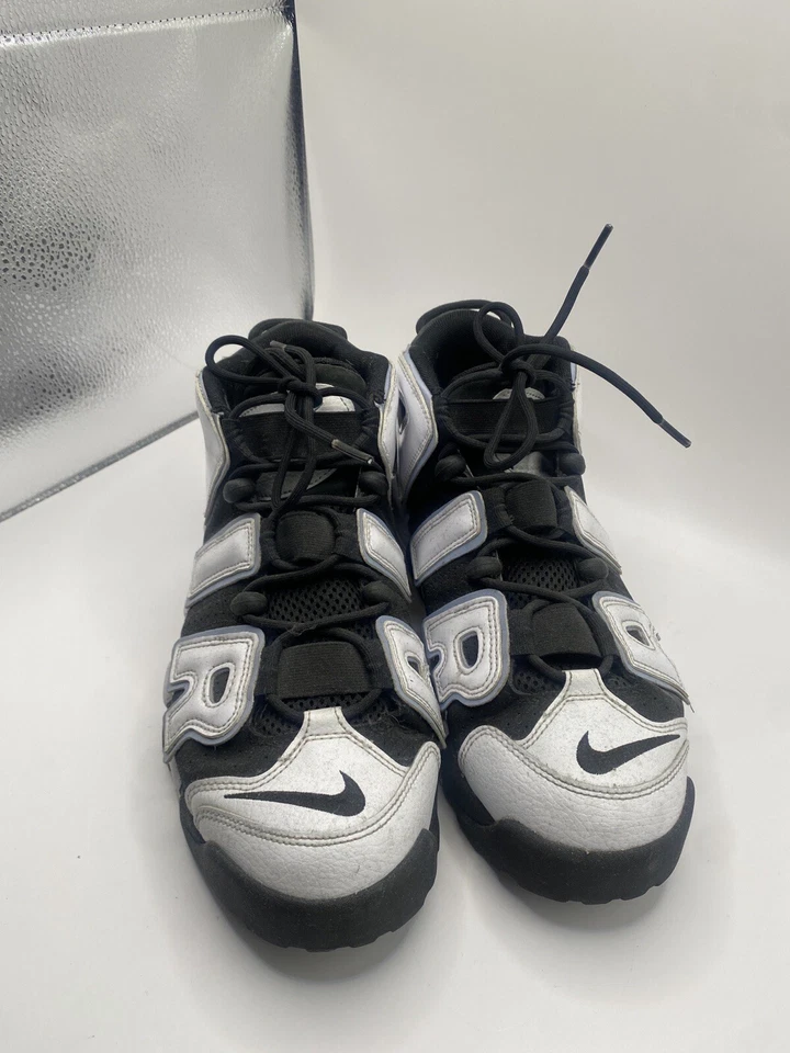 Nike Air more Uptempo Cobalt Bliss Size 9.5 No Box Check Pics For Condition  - Image 2 of 4