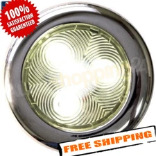 T-H Marine LED-51827-DP 3" Dia - 4 Warm White LEDs Stainless LED Puck Lights