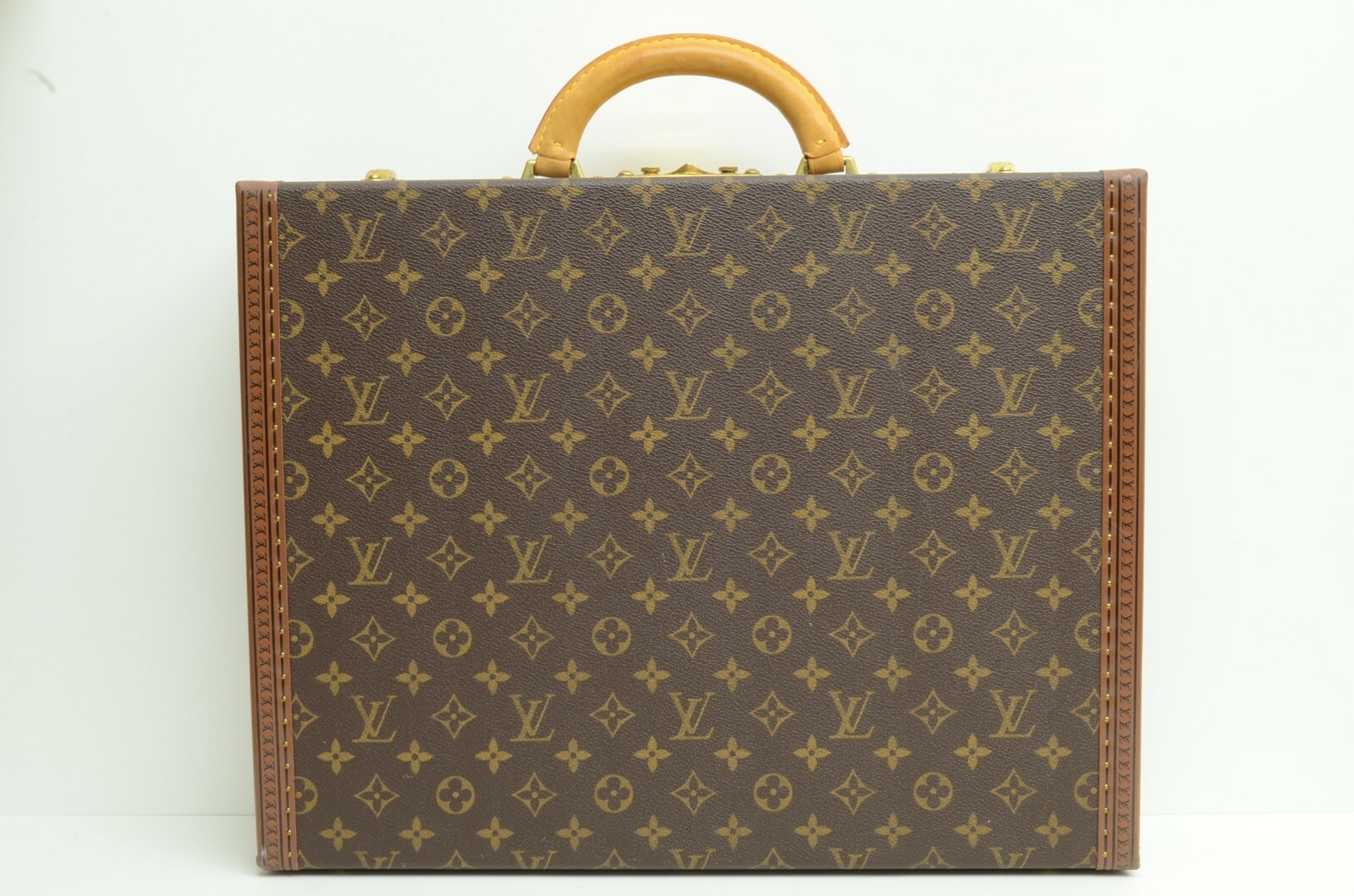 Louis Vuitton Monogram Super President Suitcase Business Bag Trunk