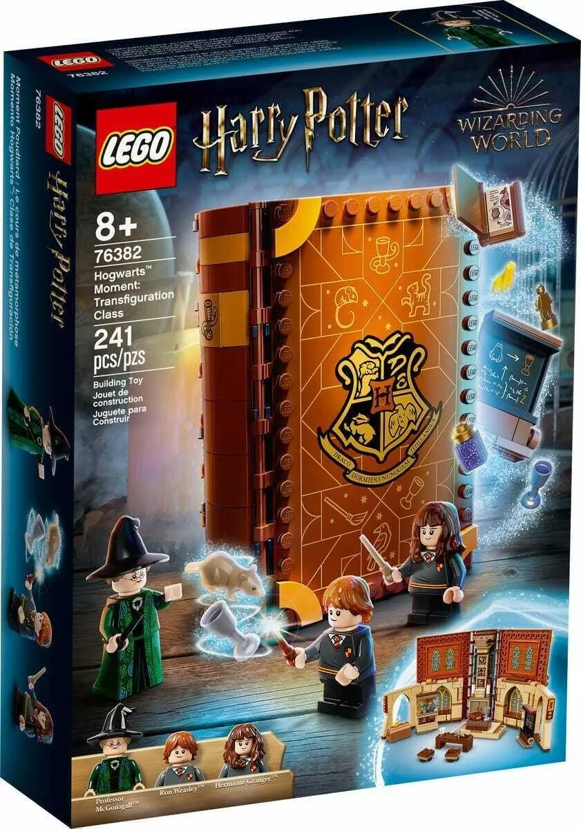 76382 HOGWARTS MOMENT TRANSFIGURATION CLASS harry potter NEW lego BOOK