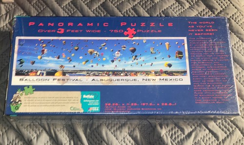 Balloon Festival Albuquerque Panoramic 38.25"x11.25" Buffalo Games Puzzle 750 Pc - Picture 6 of 6