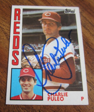 Charlie Puleo Autographed Signed 1984 Topps #273 Trading Card MLB Baseball Reds