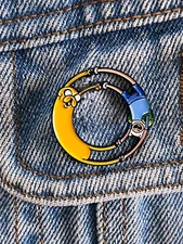 Adventure Time - Finn and Jake - Enamel Pin / Badge - Excellent Condition