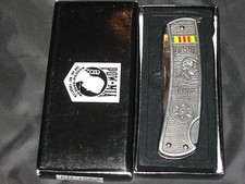 POW MIA Vietnam War Prisoner of War Pocket Knife Spring Assist NEW 