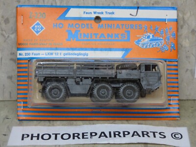 Roco Minitanks  1/87 Modern German Faun L912/21  6x6  Wrecker Truck Lot #6498 
